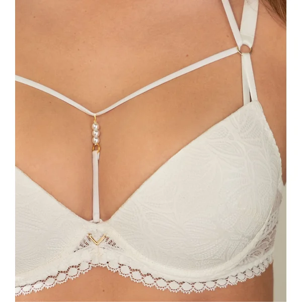 Soutien-gorge à coques Atelier Séduction Écru Nacre