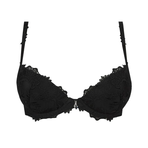 Soutien-gorge à coques Dressing Floral Noir