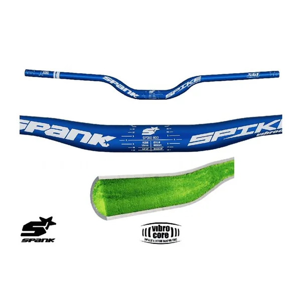 SPANK Cintre Spank SPIKE 800 Vibrocore, rise 50mm, bleu/blanc