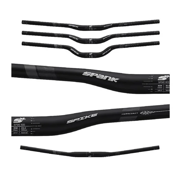 SPANK Cintre Spank SPIKE 800 Vibrocore, rise 50mm, noir/gris LTD