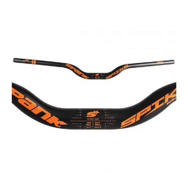 SPANK Cintre Spank SPIKE 800 Vibrocore, rise 50mm noir/orange