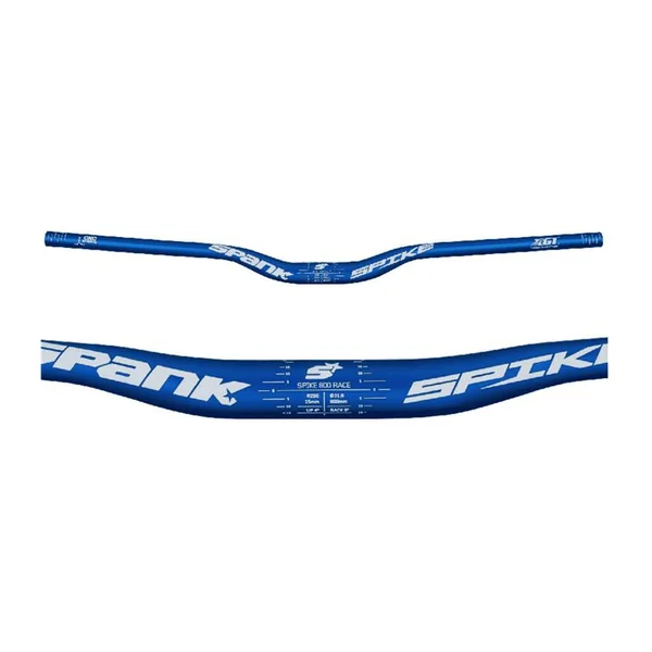 SPANK Cintre SPIKE 800 Race, rise 30mm, bleu