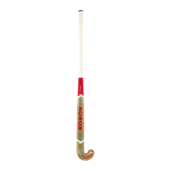 Stick de hockey indoor adulte expert Bois 30% carbone LB FH930W bois rouge