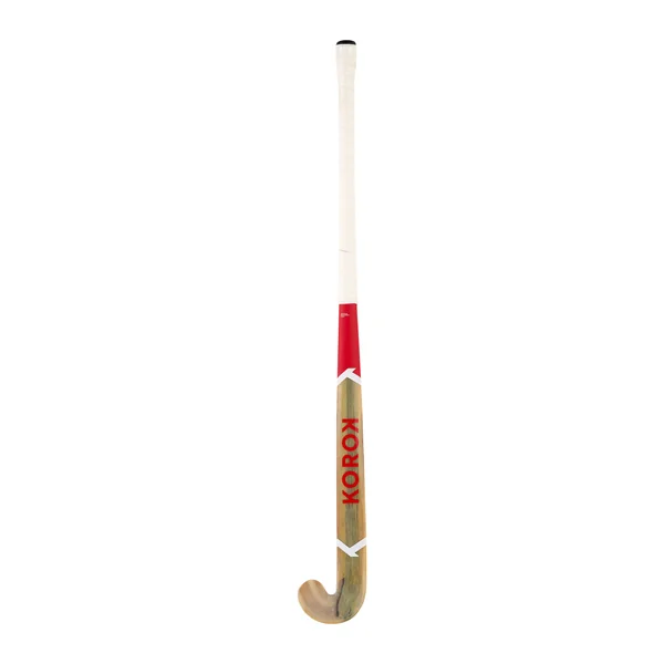 Stick de hockey indoor adulte expert Bois 30% carbone LB FH930W bois rouge