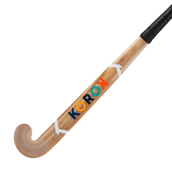 Stick de hockey indoor enfant débutant bois FH100 bois multi-couleurs