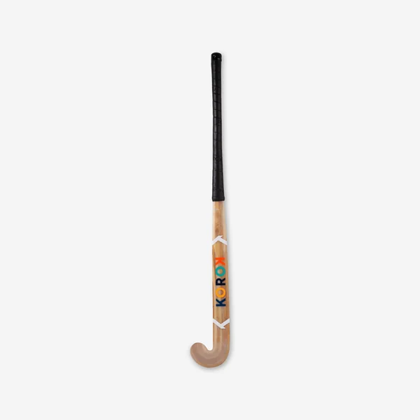 Stick de hockey indoor enfant débutant bois FH100 bois multi-couleurs