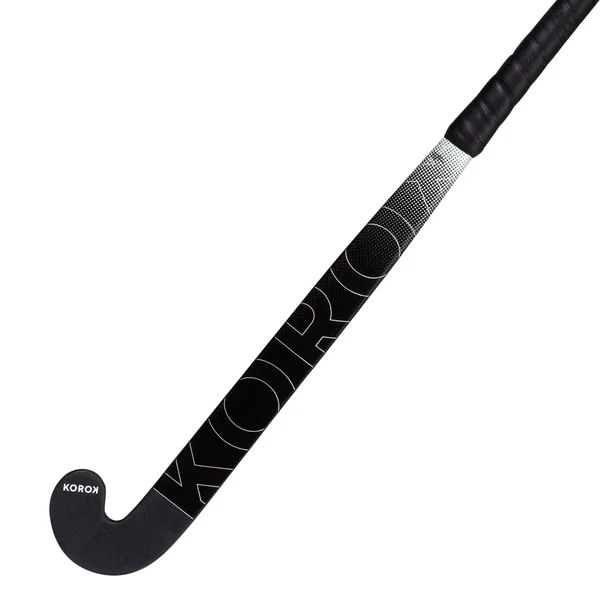 Stick de hockey sur gazon adulte confirmé low bow 60% carbone FH560 noir gris