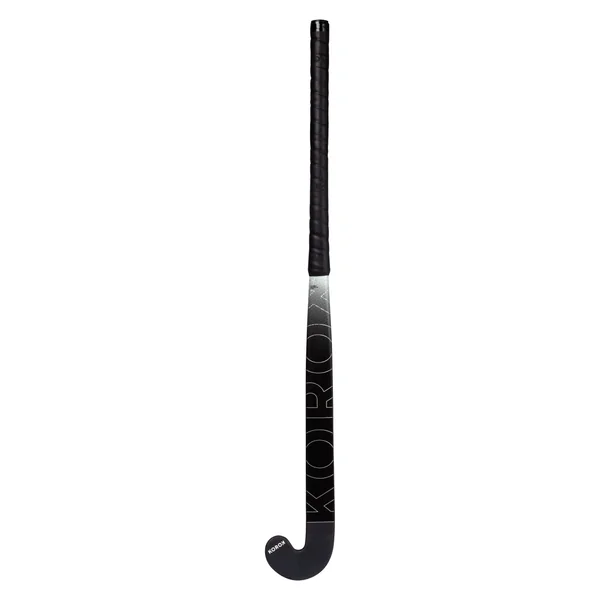 Stick de hockey sur gazon adulte confirmé low bow 60% carbone FH560 noir gris