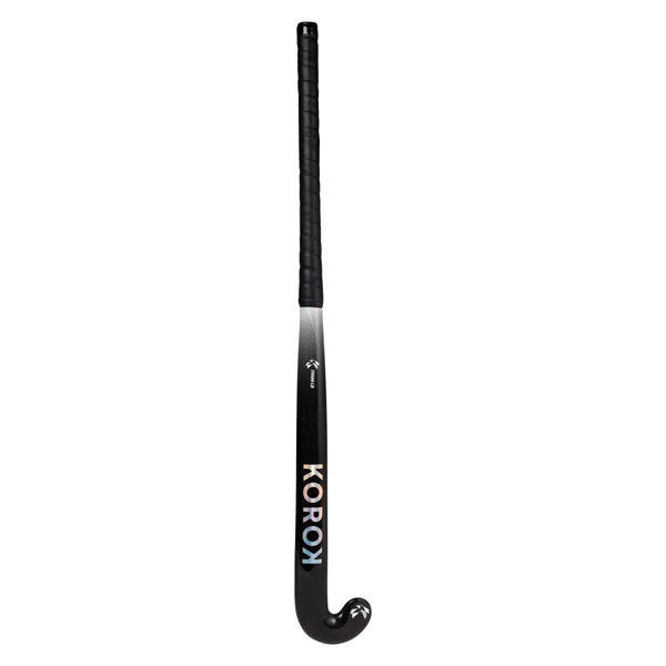 Stick de hockey sur gazon adulte confirmé low bow 60% carbone FH560 noir gris