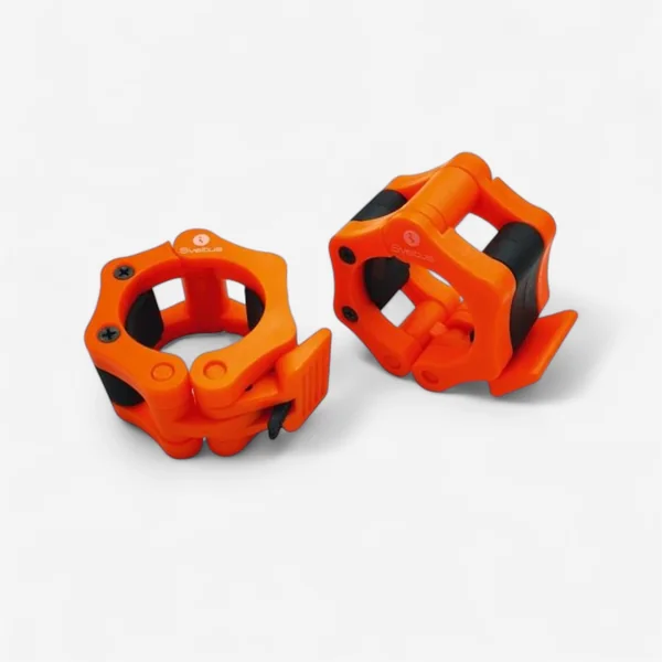 Stop disque barre olympique orange X2 Sveltus