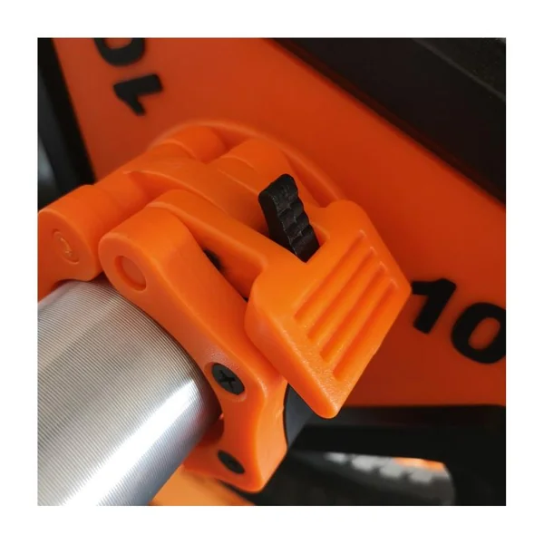 Stop disque barre olympique orange X2 Sveltus