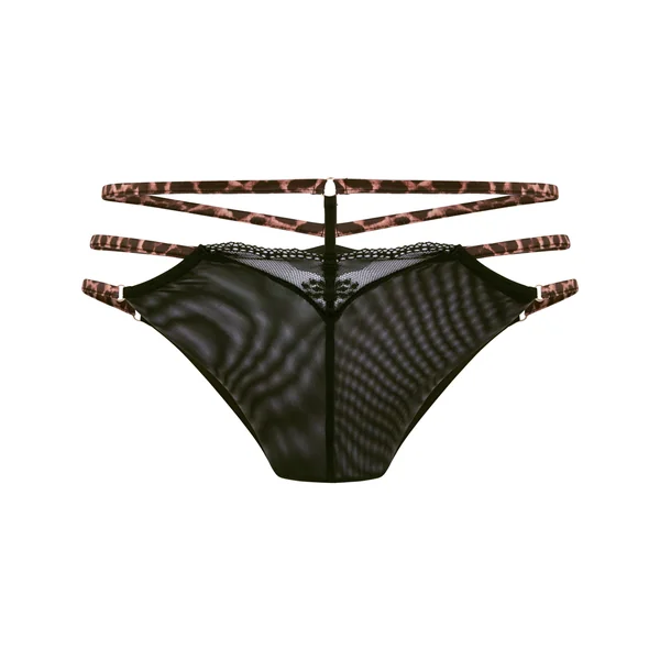 String Brésilien Ouvert Tasha - Noir