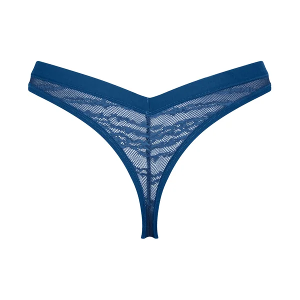 String dentelle Free Evolve Sloggi Bleu Saphir