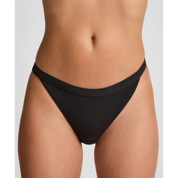 String en coton - Noir