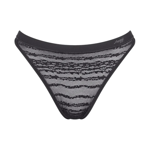String en dentelle noir Sloggi Free Evolve