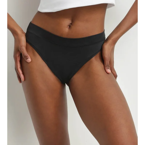 String femme en coton modal Noir Dim Comfort Collection