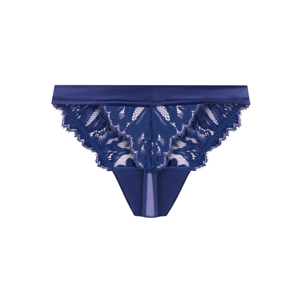 String jambe haute Grace - Bleu