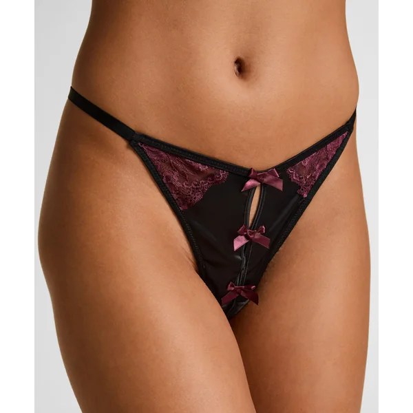 String jambes hautes Ambra - Noir