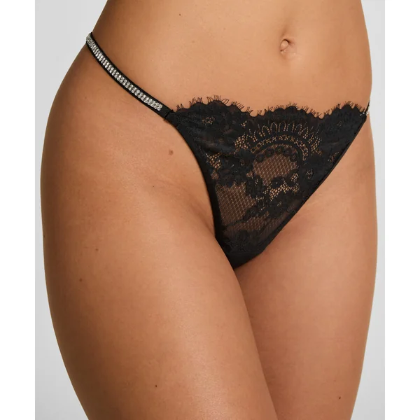 String jambes hautes Odette - Noir