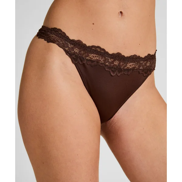 String Lace & Shine - Marron