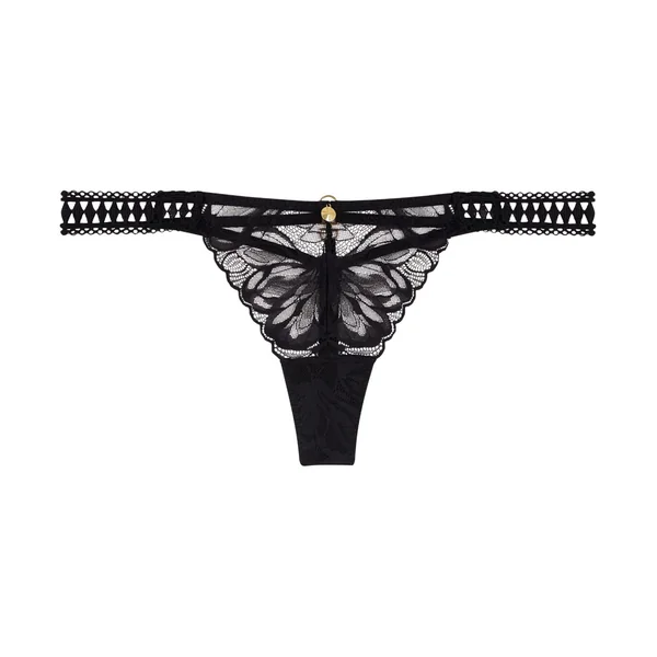 String noir en dentelle After Hours