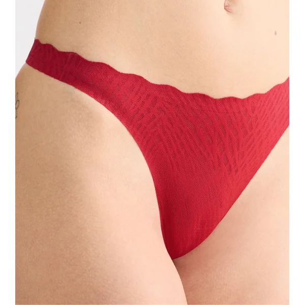 String rouge en dentelle extensible Zero Feel Bliss Shangai Red