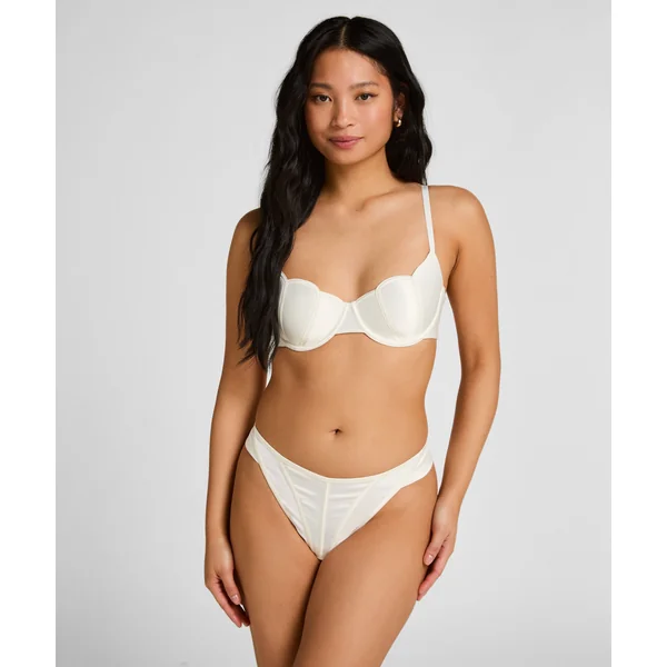 String Taille Haute Britt - Blanc