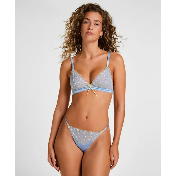 String Taille Haute Harriet - Bleu