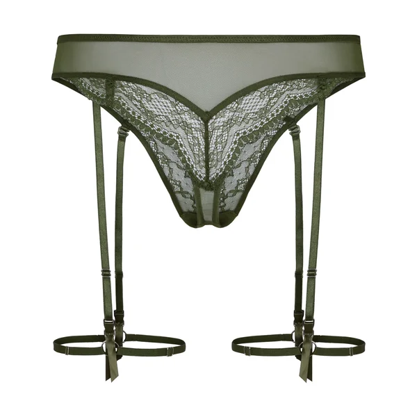 String Taille Haute Highleg Isabelle - Vert