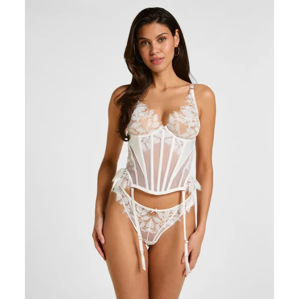 String taille haute Millie - Blanc