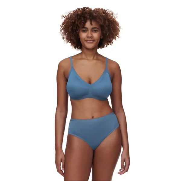 String taille haute Softstretch Stripes Bleu Jeans