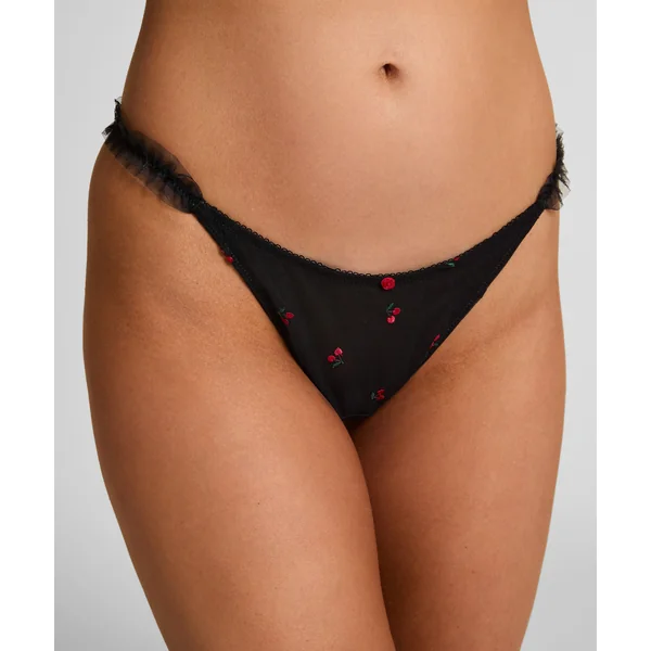 String échancré Chelsey - Noir