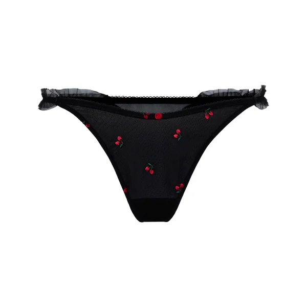 String échancré Chelsey - Noir