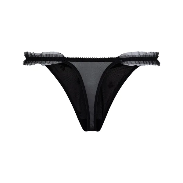String échancré Chelsey - Noir