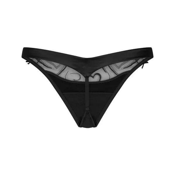 String échancré Olivia - Noir