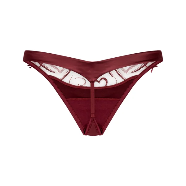 String échancré Olivia - Rouge
