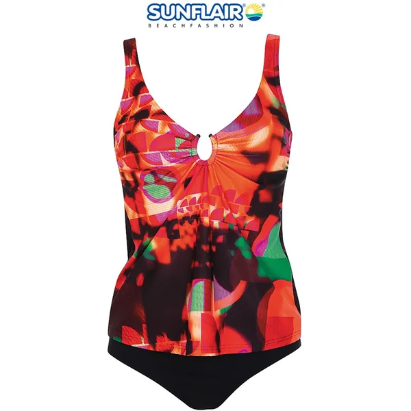 Sunflair - Ensemble Tankini avec anneau C Rouge 10