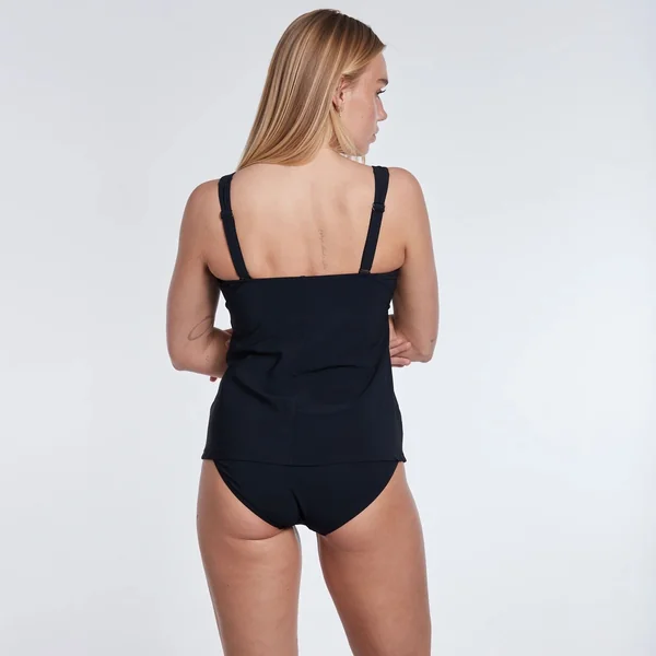 Sunflair - Ensemble Tankini avec cordage et bretelles amovibles ajustables F Noir Multi 18