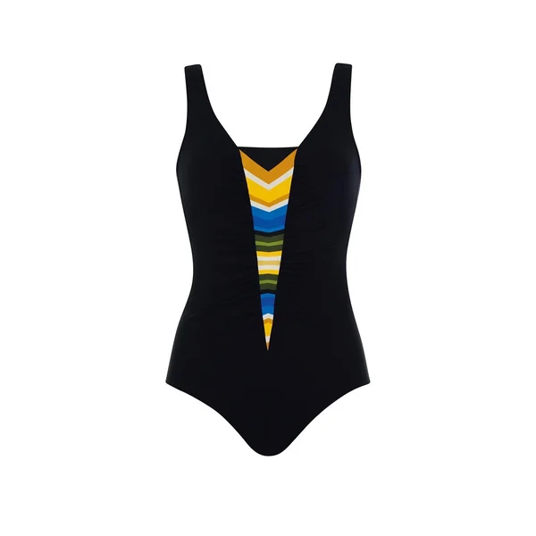 Sunflair - Maillot de bain une pièce Shapewear dos en V avec bretelles ajustables G Noir Multi 14