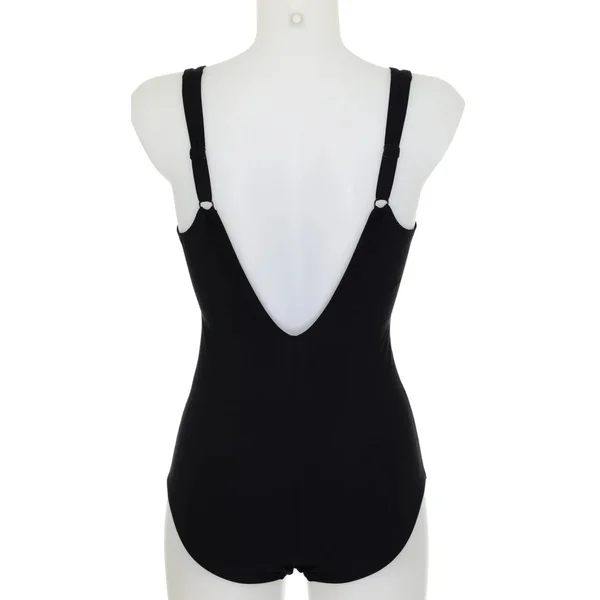 Sunflair - Maillot de bain une pièce Shapewear dos en V avec bretelles ajustables G Noir Multi 16