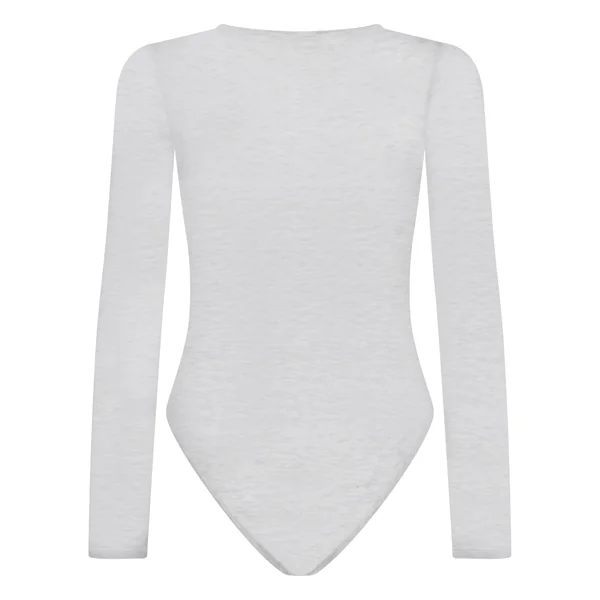 super soft Body haut avec cachemire - Gris