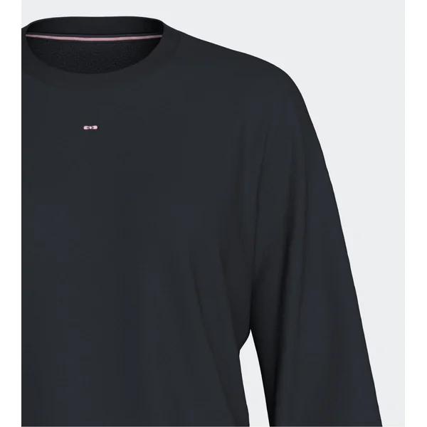 Sweat bleu marine uni pour femme