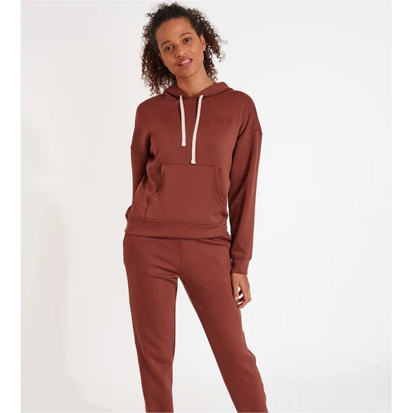 Sweat à capuche Brooks Bayjoy Chocolat LOY98