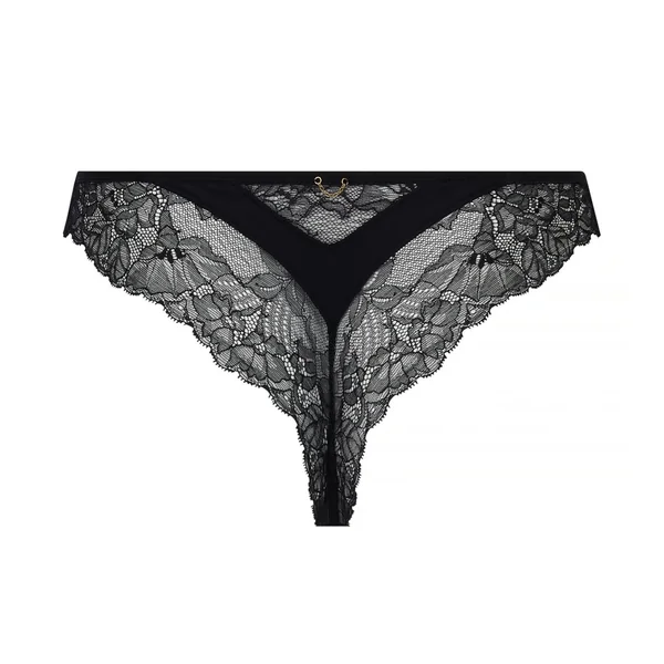 Tanga Couture Adorable en Sexy Noir