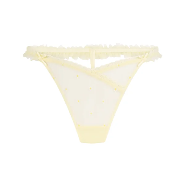 Tanga Highleg Flora - Jaune