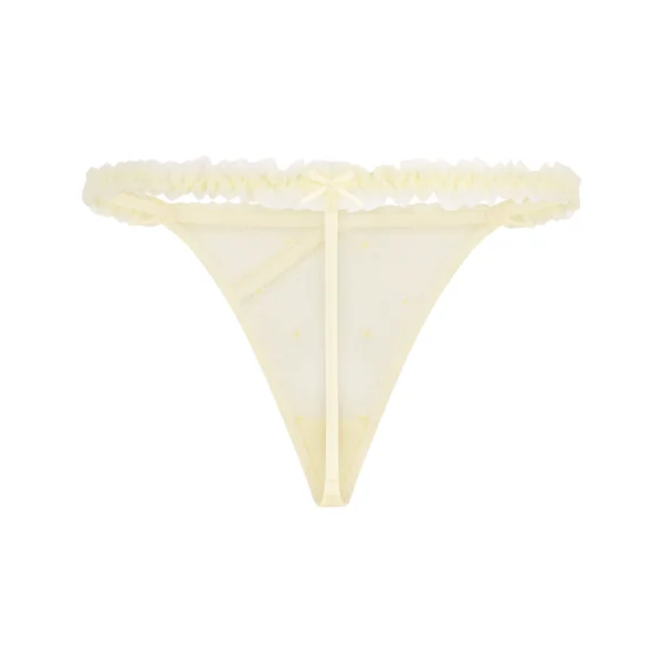 Tanga Highleg Flora - Jaune