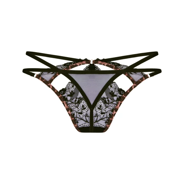 Tanga Highleg Tasha - Noir