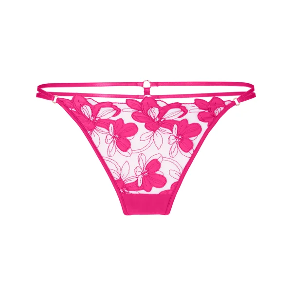 Tanga Taille Haute Beatrice - Rose