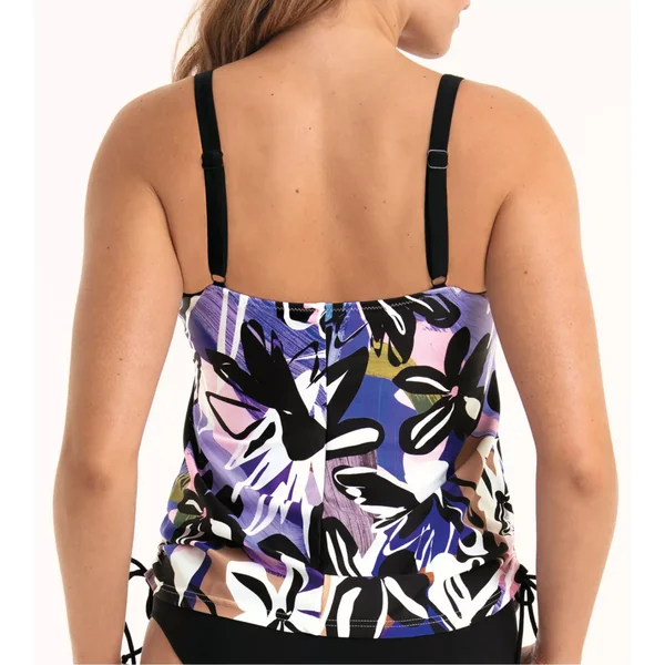 Tankini imprimé Yara Noir
