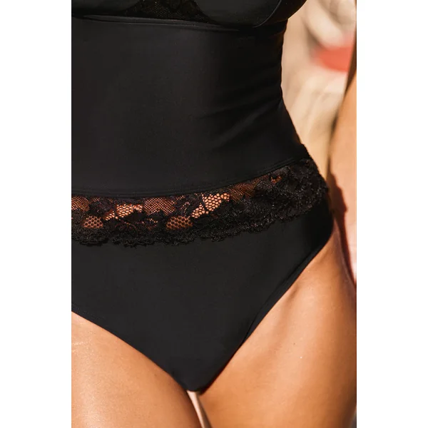 Tankini noir bretelles ajustables